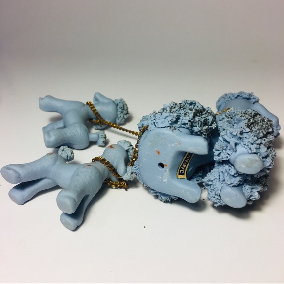 Vintage Made in Japan Spaghetti Poodle & Pups Figurines - Picture 7 of 7